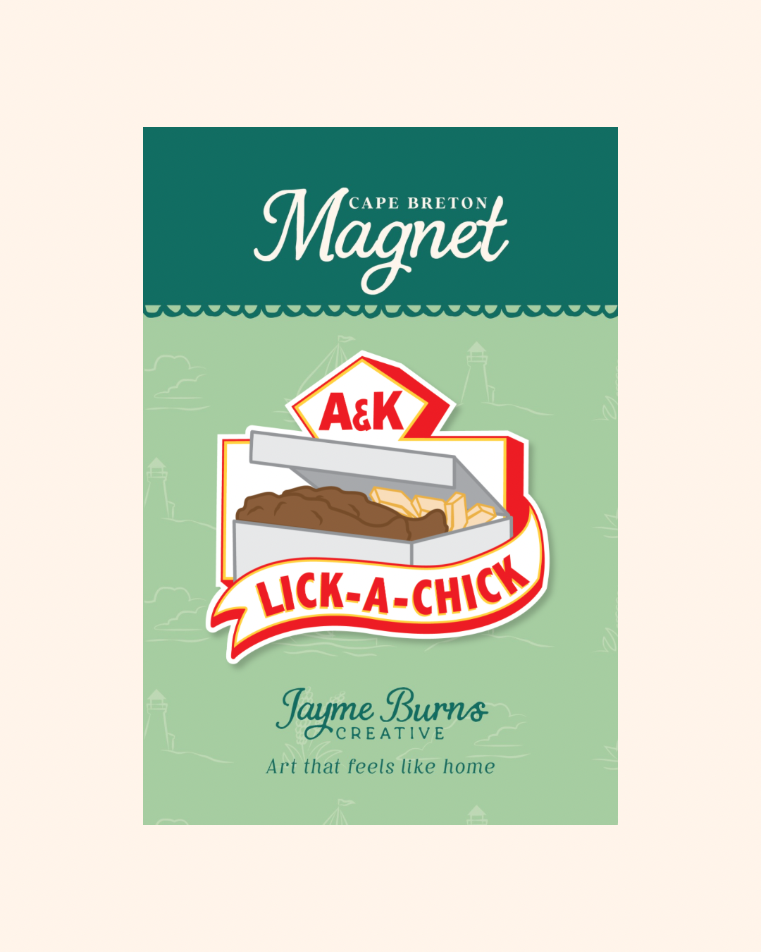 Lick a Chick Magnet