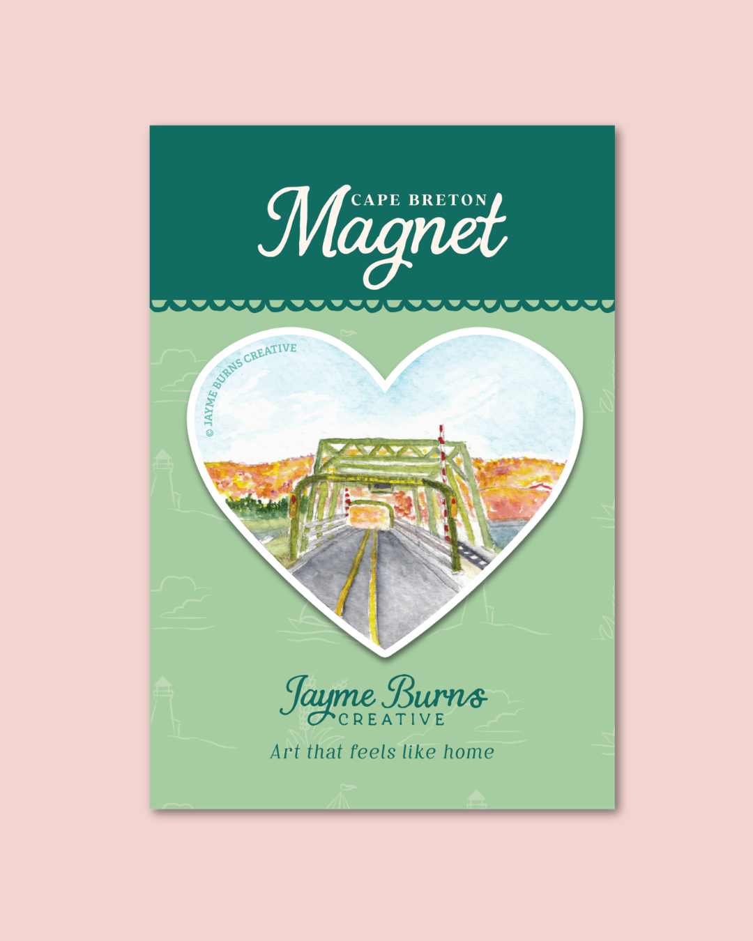 Causeway Heart Magnet