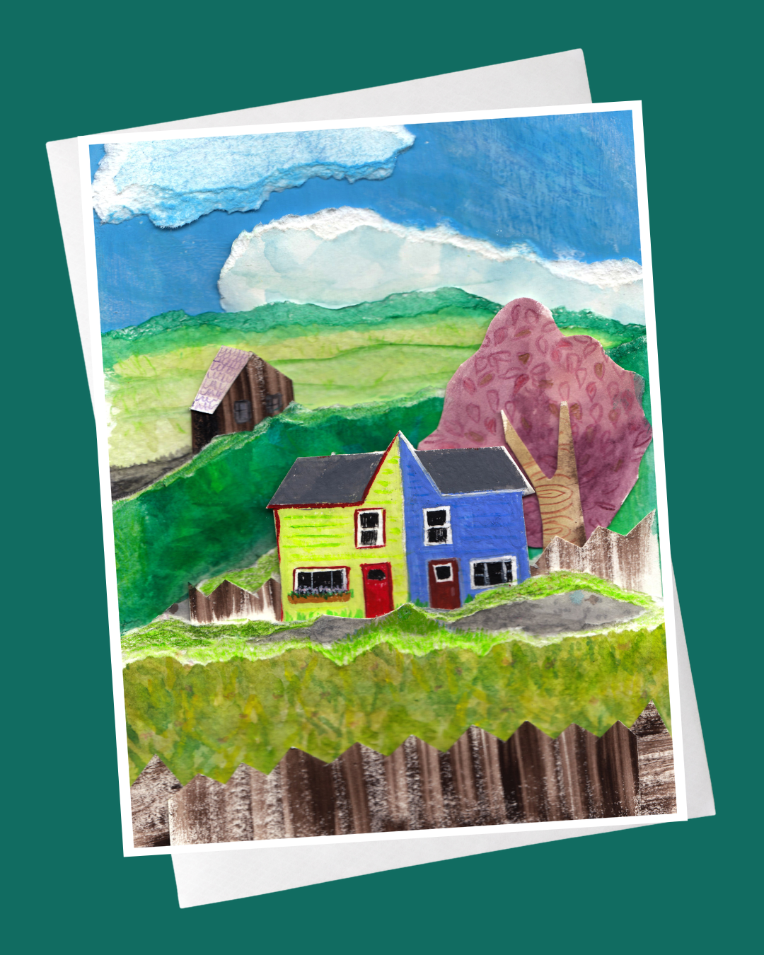Company House Collage Card