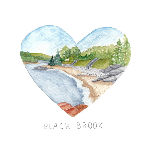 Black Brook Beach - Print