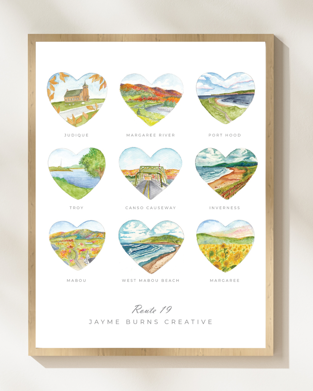 Home of Our Hearts - Route 19 - 11x14
