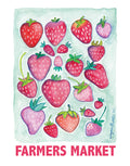 Farmers Market Print - Strawberries
