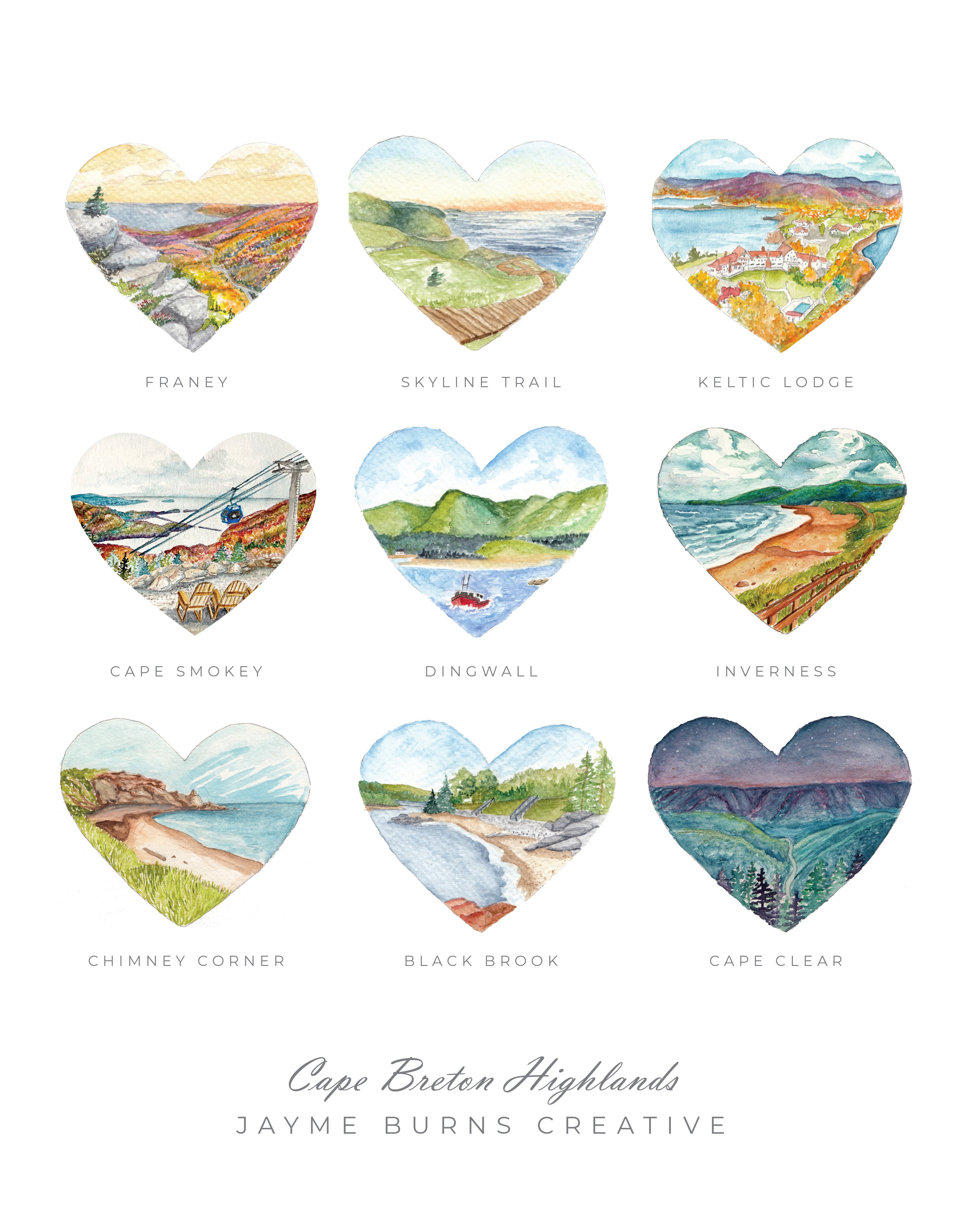 Home of Our Hearts - Cape Breton Highlands - 11x14