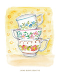 Stacked Tea Cups