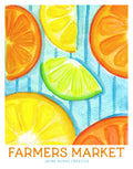 Farmers Market Print - Citrus