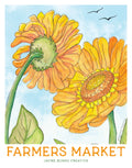 Farmers Market Print - Sunflowers