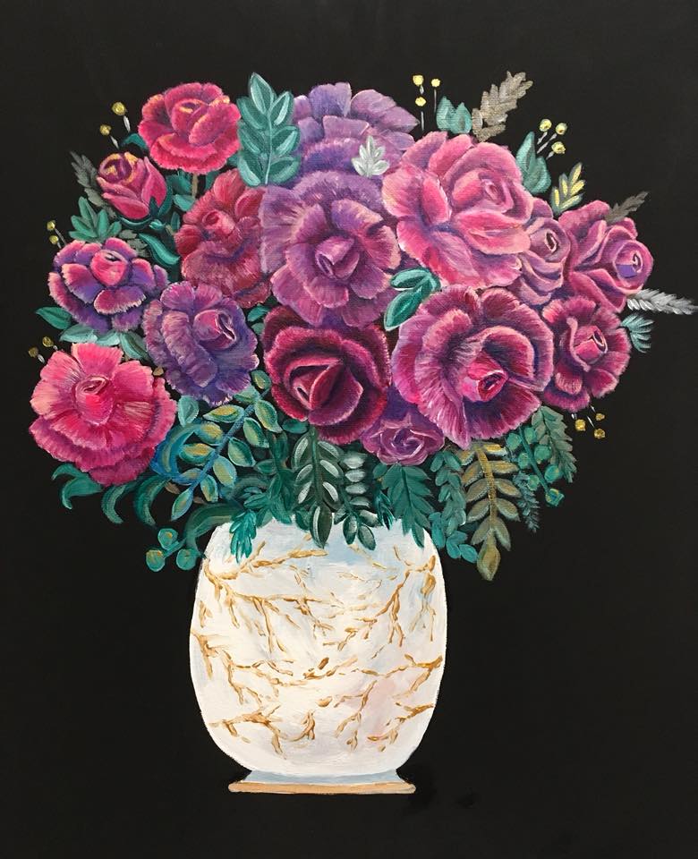Threaded Roses