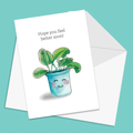 Get Well Soon Plant Card