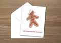 Gingerbread Man Christmas Card