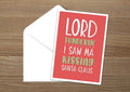 Lord Tunderin' Christmas Card